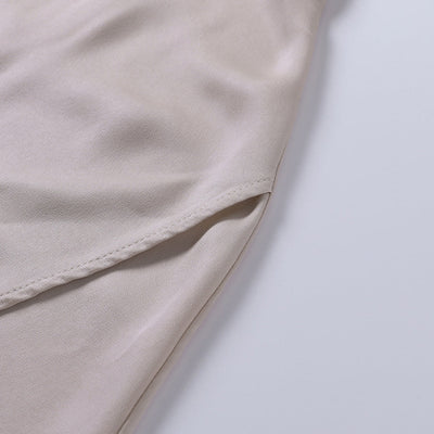 Satin-Maxikleid mit Spaghettiträgern | Sinnlich und Elegant | Femininer Stil