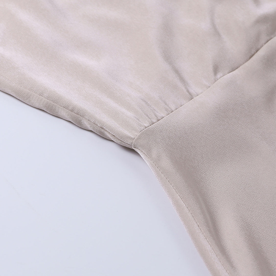 Satin-Maxikleid mit Spaghettiträgern | Sinnlich und Elegant | Femininer Stil