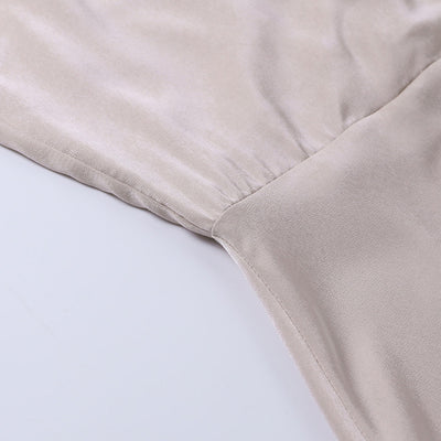 Satin-Maxikleid mit Spaghettiträgern | Sinnlich und Elegant | Femininer Stil