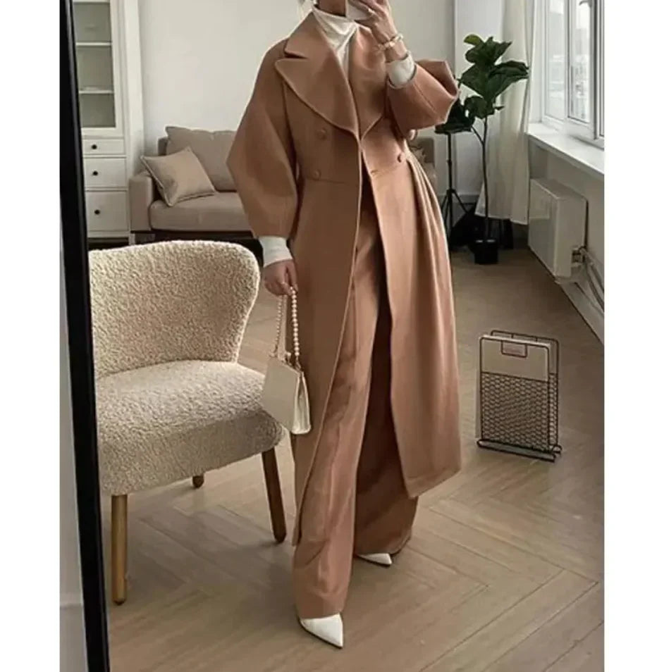 Eleganter Mantel | Oversize-Passform & Statement-Kragen | Zeitloser Chic