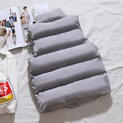 Edward - Übergroße ärmellose Pufferjacke für den Winter