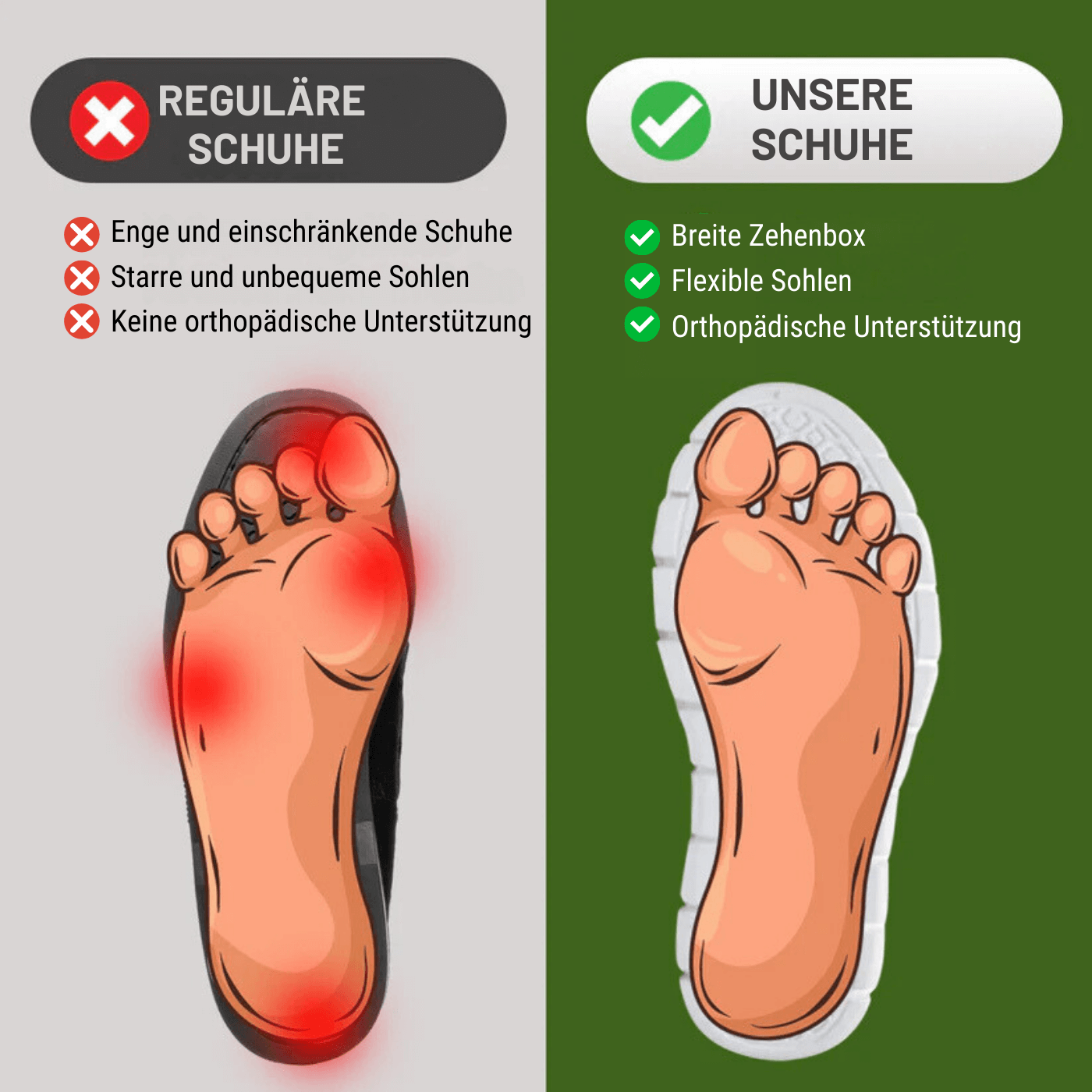 Adrian™ - Orthopädische Barfußschuhe