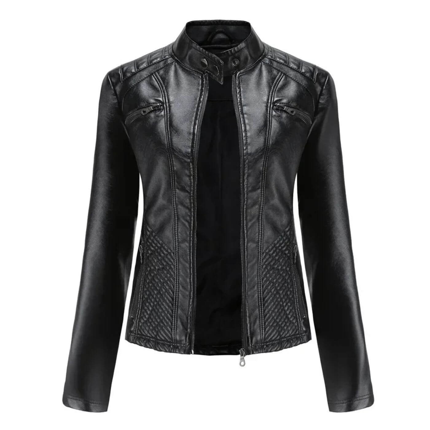 Angela™ - Hochwertige Lederjacke mit stilvollem Design