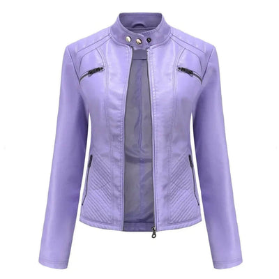 Angela™ - Hochwertige Lederjacke mit stilvollem Design