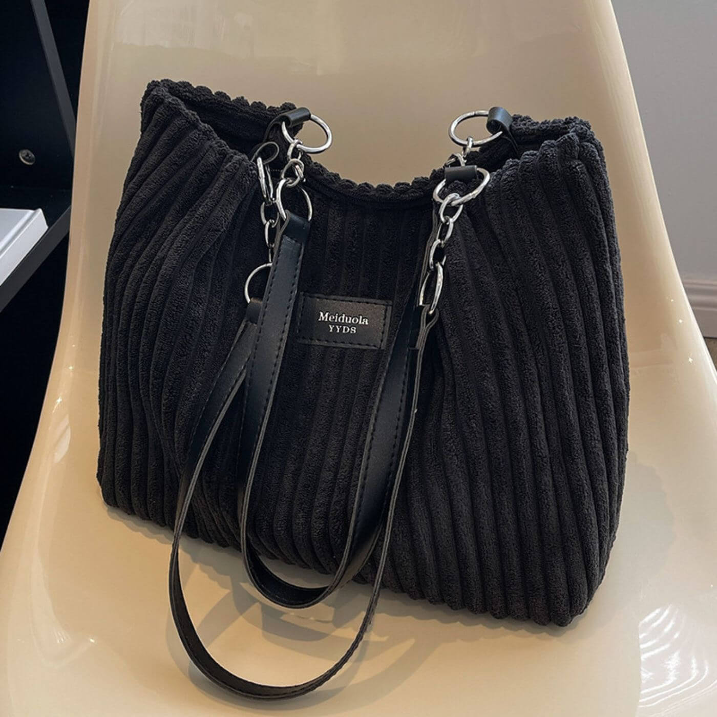 Anna™ - Große Cord-Tote-Tasche mit Viel Platz