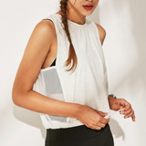 Ärmelloses Sportshirt Mit Rückenausschnitt - MoveBreeze in Weiß