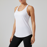 Ärmelloses Sporttop Leicht - MoveVibe in Weiß