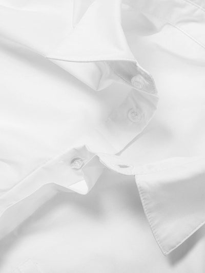 Cropped Damenbluse mit Raw Cut – Modern, Urban & Statementstark