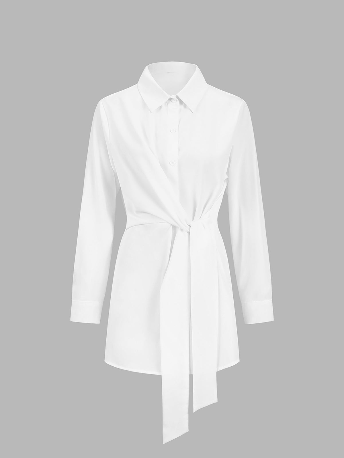 Wickelbluse mit Bindegürtel | Eleganter Schnitt & Taillenakzent | Modern & Vielseitig