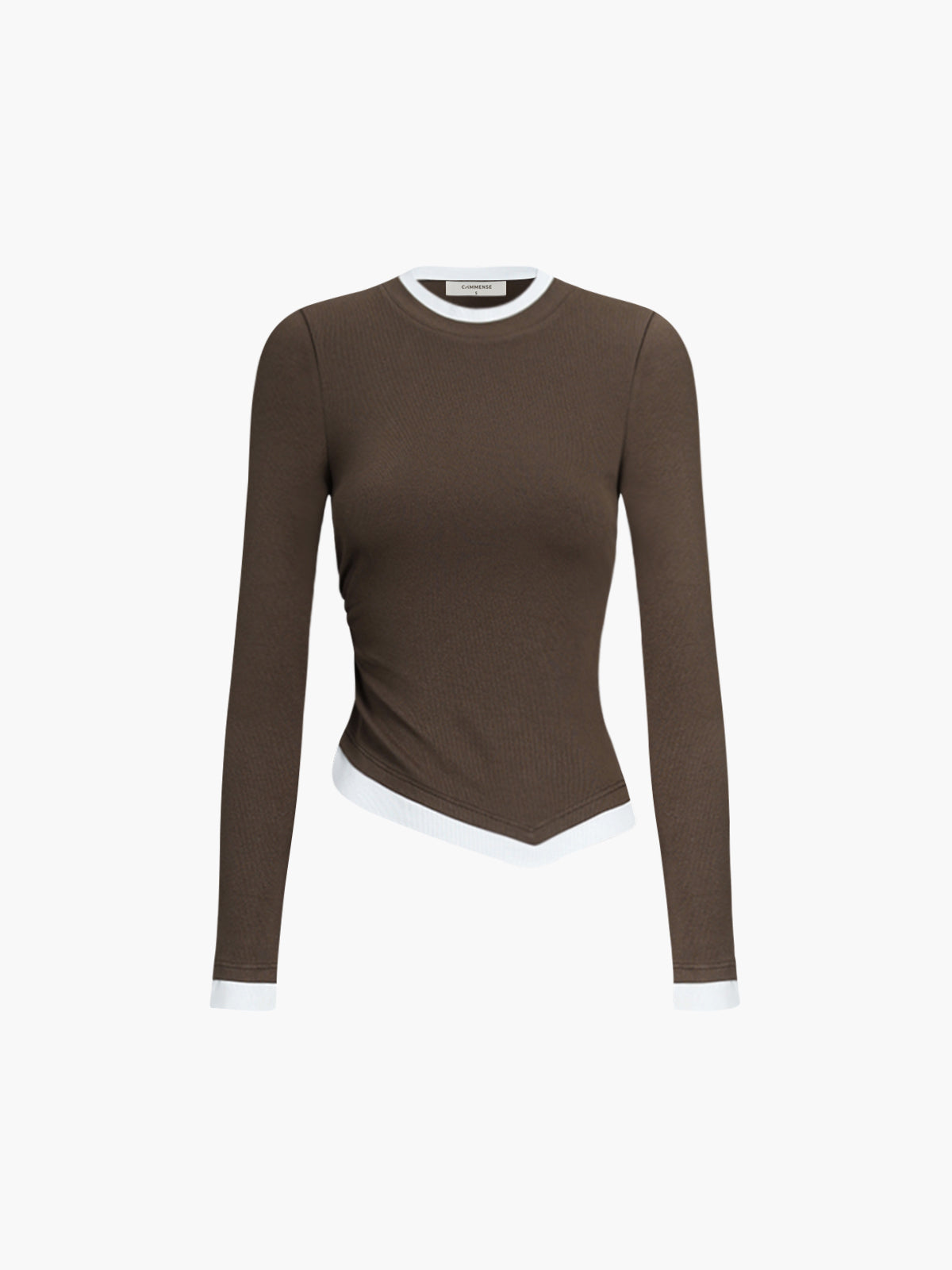 Langarm-Shirt mit Kontrastdetails | Weiche Baumwolle | Modern & Stilvoll