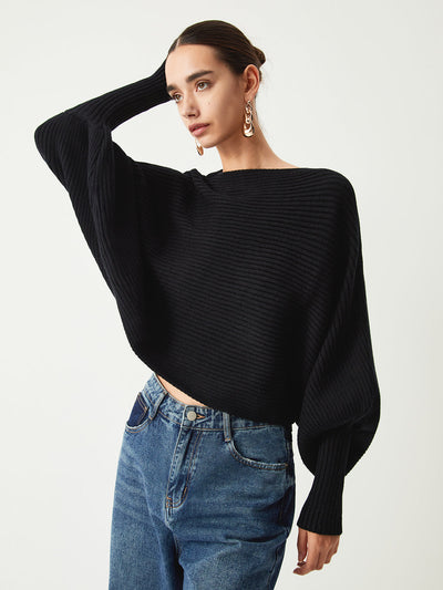 Oversized-Strickpullover | Weite Ärmel | Moderner Chic