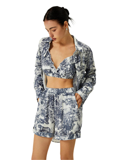 Karen - Blütenmuster Sommer 3-teiliges Set