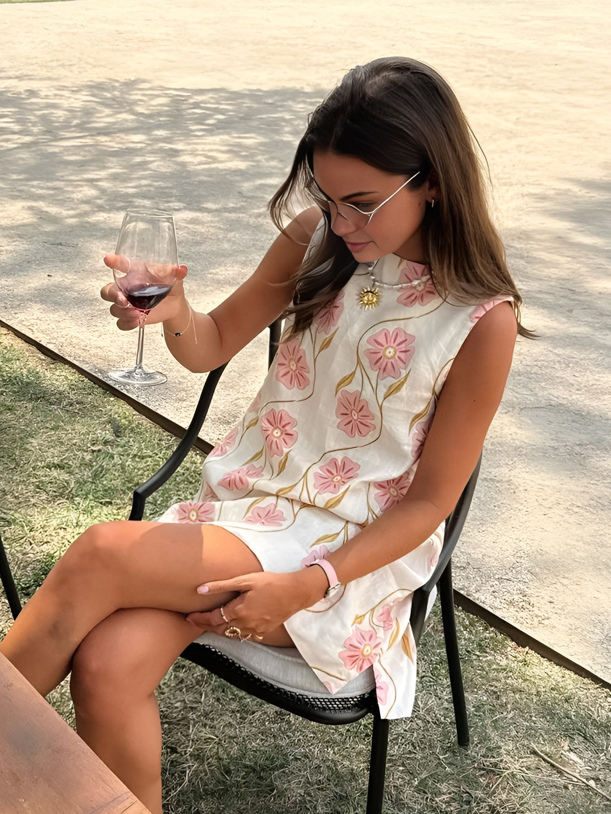 Besticktes A-Linien-Kleid | Leicht & Sommerlich | Verspielte Eleganz