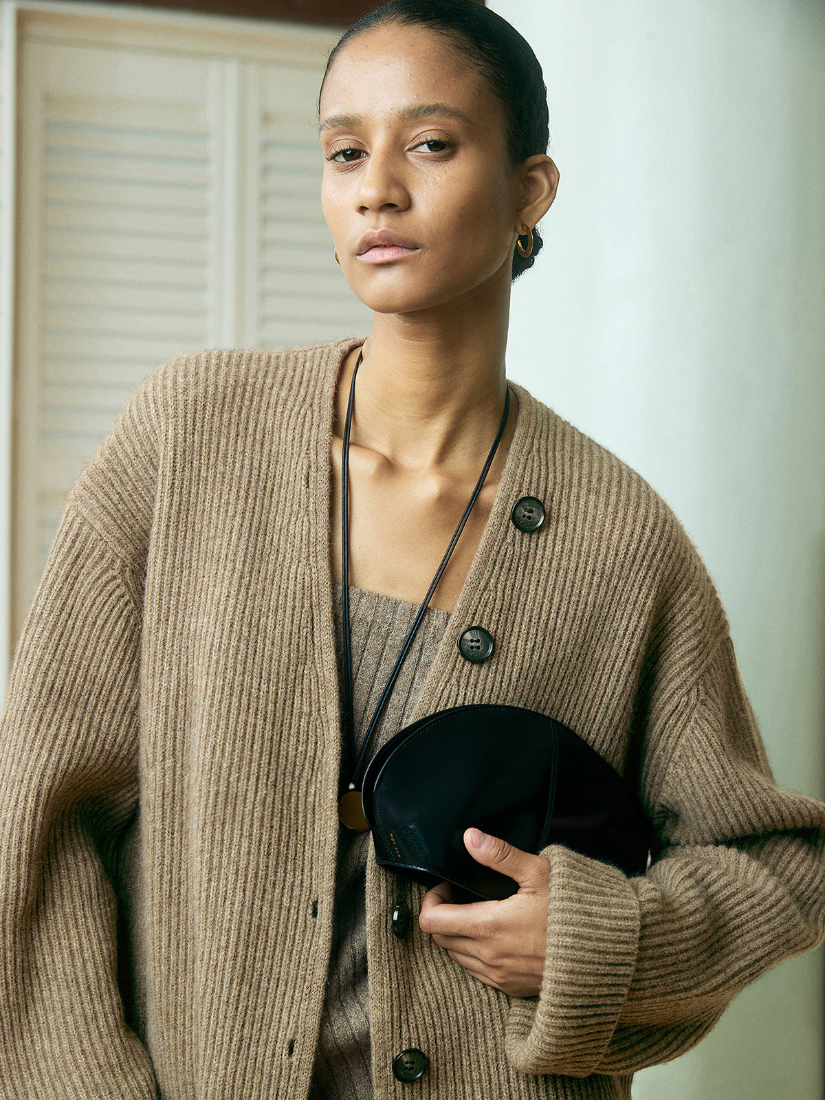 Überdimensioniert-Strickcardigan | Grober Rippstrick | Lässige Eleganz