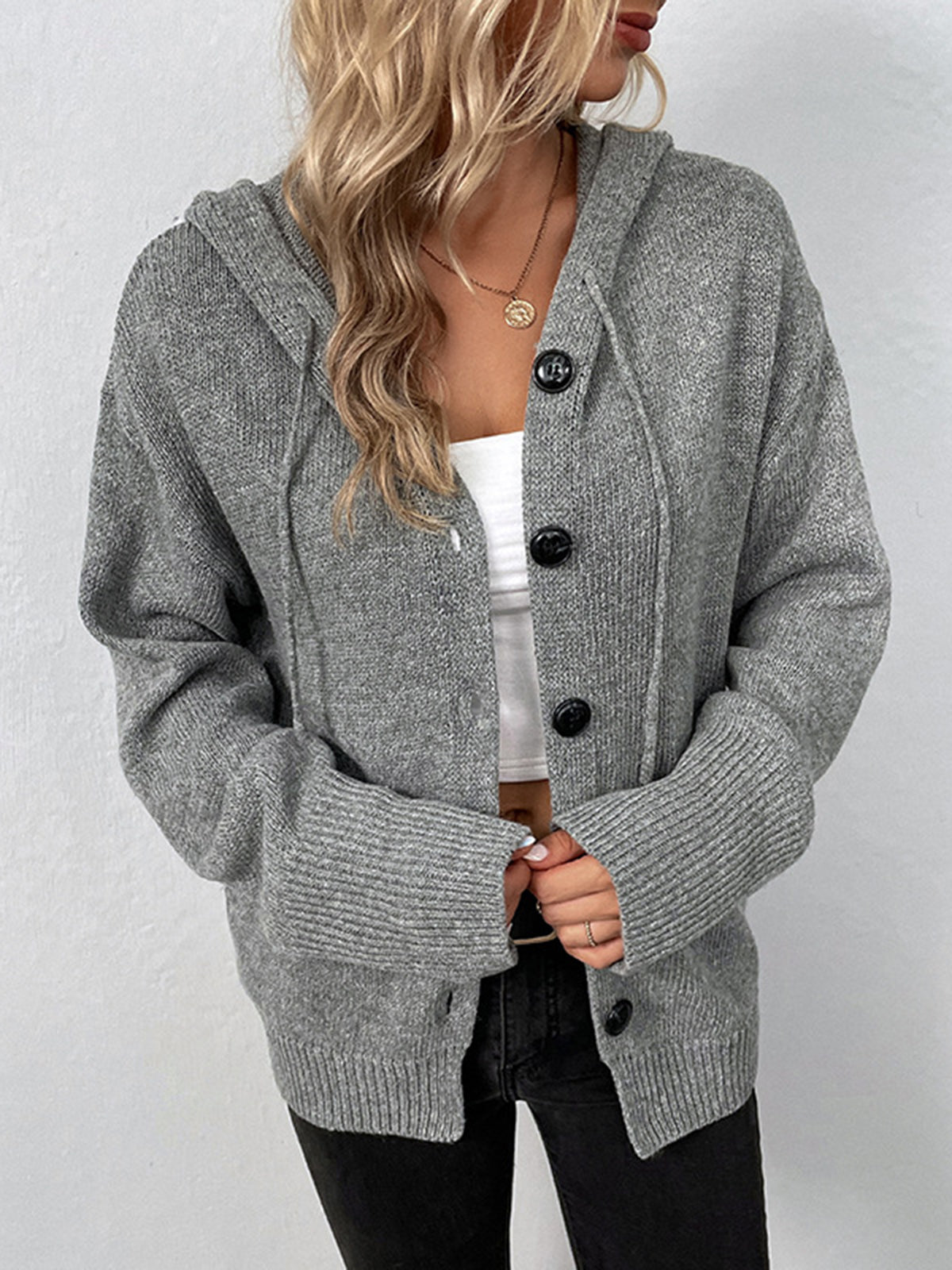 Lockerer Strick-Cardigan | Oversized-Schnitt | Lässiger Komfort