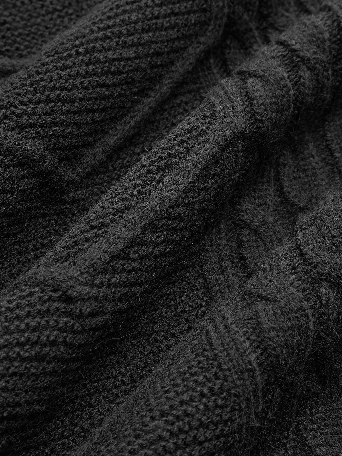 Ärmelloses Strick-Top | Zopfmuster & Stehkragen | Elegant & Vielseitig