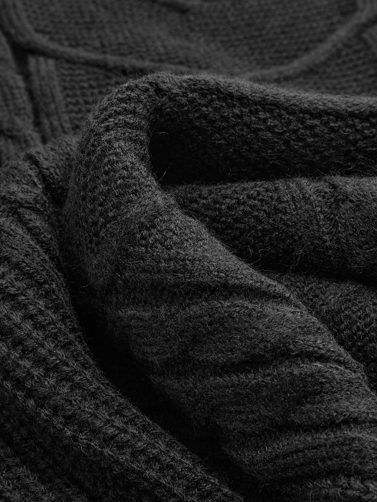 Ärmelloses Strick-Top | Zopfmuster & Stehkragen | Elegant & Vielseitig