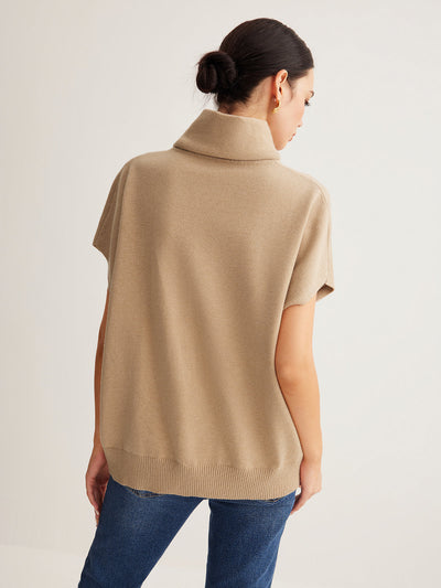 Kurzarm-Rollkragenpullover | Bequem & Modern | Vielseitig kombinierbar