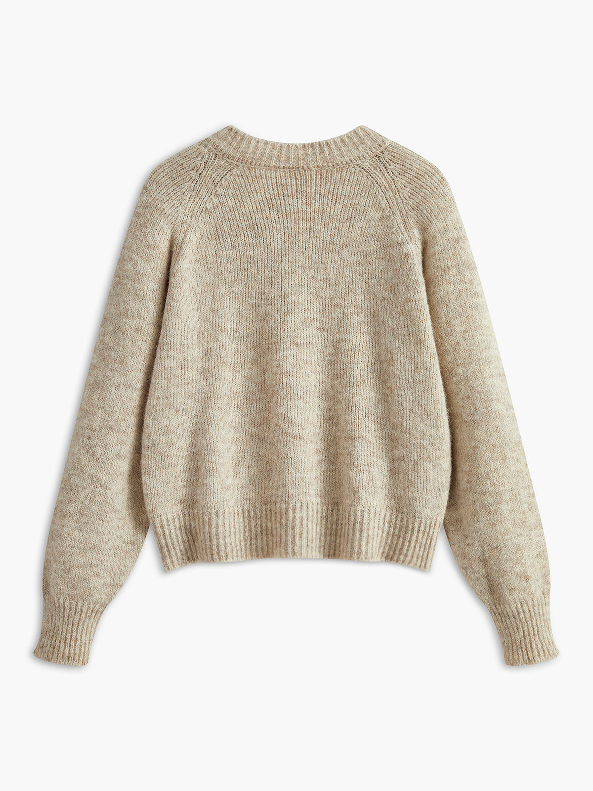 Strick-Cardigan mit Herzknöpfen | Weiche Wollmischung | Verspielte Eleganz