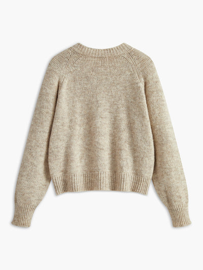 Strick-Cardigan mit Herzknöpfen | Weiche Wollmischung | Verspielte Eleganz