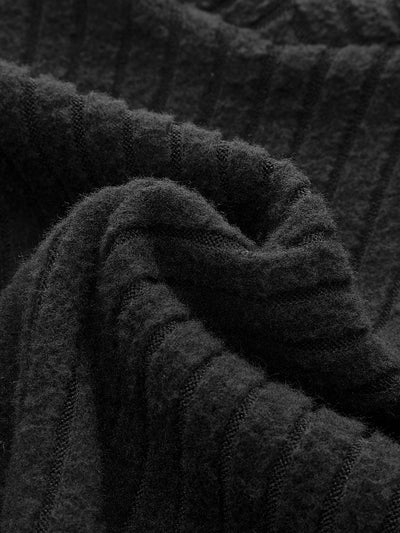 Gerippter Strickpullover | V-Ausschnitt & Taillierte Passform | Elegant & Vielseitig