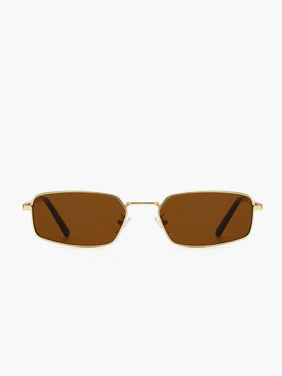 Retro Sonnenbrille mit Metallrahmen – UV400 Schutz, Unisex