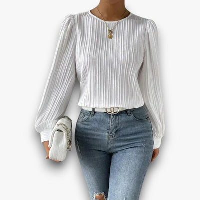 Elegante Bluse mit Ballonärmeln | Feminin & stilvoll | Bequeme Passform