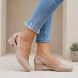 Shemarah - Elegante Damenschuhe mit spitzem Design in Beige