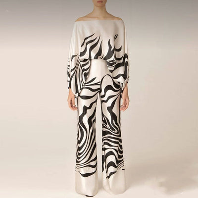 Febie - Schicker Weites Bein Hosenanzug Damen Neu