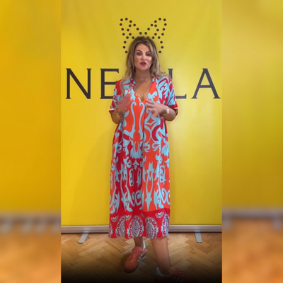 Mila | Elegantes Blumenkleid