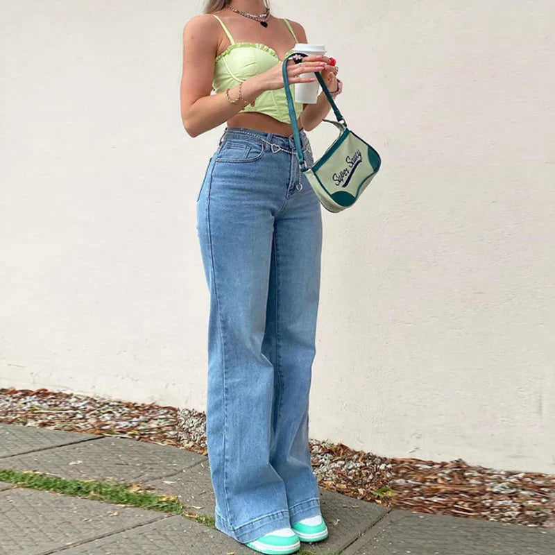 Jade -  Mid-Rise-Jeans für Frauen