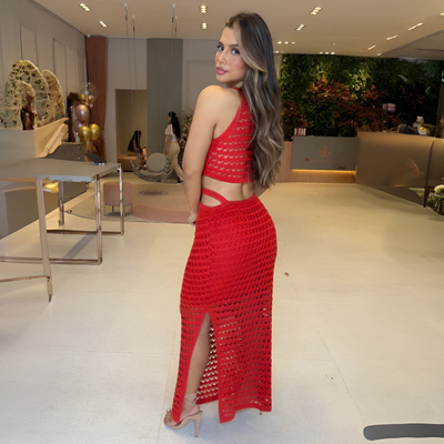 Amelie | Luftiges Mesh-Sommerkleid