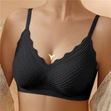 Bügelfreier Komfort-Bralette - Leah in Schwarz
