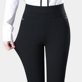Stilvolle Stretch Damenhose - Elara in Schwarz