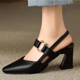 Christina – Elegante Damen Slingback-Pumps in Black