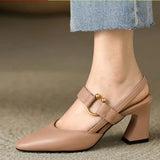 Christina – Elegante Damen Slingback-Pumps in Apricot