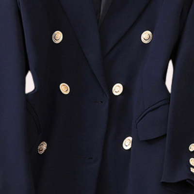 Eleganter Blazer | Doppelreihiges Design | Zeitlose Eleganz