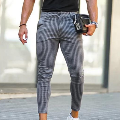 Gestreifte Slim-Fit Hose | Moderner Look | Komfortabler Sitz