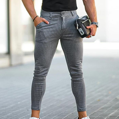 Gestreifte Slim-Fit Hose | Moderner Look | Komfortabler Sitz