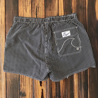 Mart | Badeshorts Herren Gestreift mit Kordelzug für Sommer und Strand
