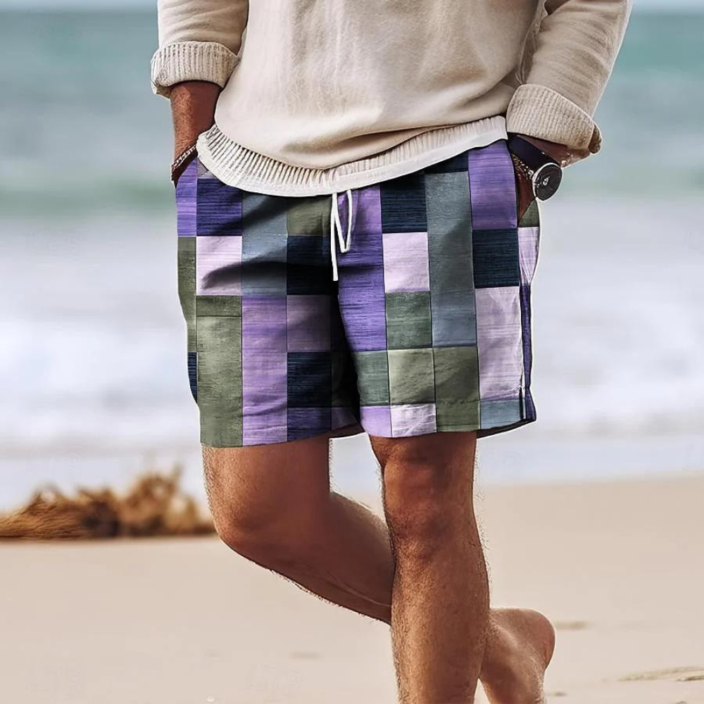 Lary | Herren Shorts mit Geometrischem Print für Sommer