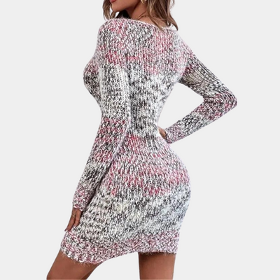 Gemütliches Strickkleid | Figurbetonter Schnitt | Weiches Material