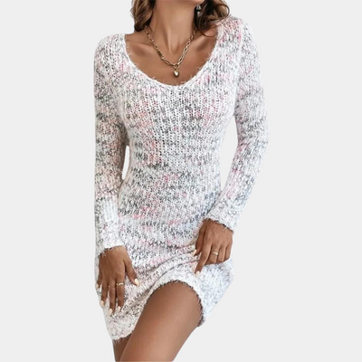 Gemütliches Strickkleid | Figurbetonter Schnitt | Weiches Material