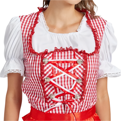 Rot Oktoberfest Dirndl