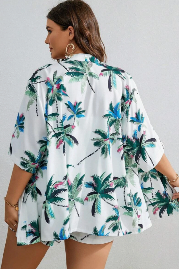 Rosalinda - Schickes Boho Tropisches Zweiteiliges Outfit