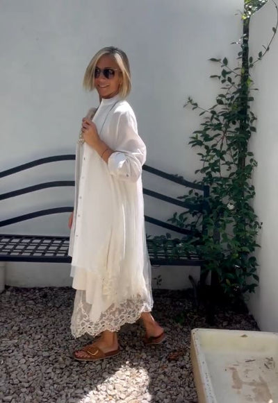 Aria Kleid + Strickjacke GRATIS 🎁 | Elegantes Spitzenset