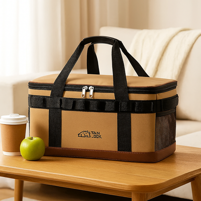 Isolierte Kühltasche mit großem Fassungsvermögen – Tragbarer Wärmespeicher für Camping und Wandern