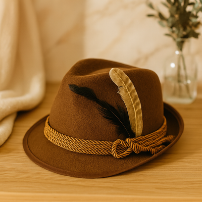 Oktoberfest Hut Herren – Münchner Jazzhut im Bayerischen Stil