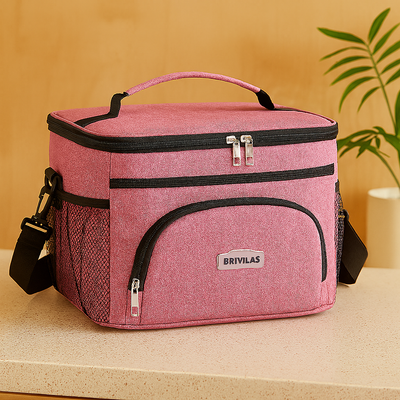 Isolierte Picknick-Kühltasche – Thermotasche für Outdoor, Strand & Camping