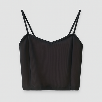 Damen 3-teiliges Set – Kapuzenpullover, Tanktop mit Knoten & High-Waist-Yogahose